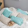 travesseiro tricô