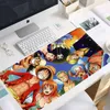 Tapis de souris de jeu ANIME One Piece tapis de souris PC avec bord de verrouillage tapis de jeu souris grand dessin animé tapis de souris en caoutchouc tapis de clavier