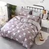 Beddengoed sets lama alpaca flamingo 4pcs meisje boy joch bed cover set dekbed volwassen kindbladen kussencases dekter 61024