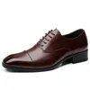 Jurk schoenen mannen PU lederen big size 38-46 3.5 cm hak elegante pak zakelijke formele oxfords heren