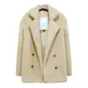jocoo jolee 여성 따뜻한 가짜 모피 코트 여성 가을 ​​겨울 테디 코트 캐주얼 대형 부드러운 솜털 양털 재킷 Overcoat 211019
