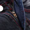 Męskie dżinsy projektant mody Casual Denim Ripped Pants Wysoka jakość długi mężczyzn plus rozmiar prosty czarny haft haftowany duży Y2303