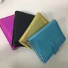 9 Kolory Okładki A6 Kolorowe Notebook Spoiwa PU Leather 6 Ring Hole Spirala Notatnik Pokrywa Biurowe artykuły papiernicze