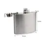 5 uncji ze stali nierdzewnej Hip Flask Przenośna Whisky Stup Wine Doniczka Butelki 140ml