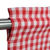 Cortina cortinas tule puro algodão linho grade curta janela romana para casa sala de estar decoração voile na cozinha café plaid232s