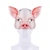 Costume d'Halloween Masque de fête de Mardi Gras Masques de Mardi Gras d'animaux de cochon pour adultes Mascarade Masque facial supérieur EDA18009b