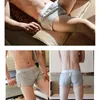Caleçons Mode Homme Imprimé Plaid Shorts 100% Coton Respirant Lâche 7 Couleurs M L XL XXL Taille Boxer Pour Men269a