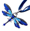 Sumeng novo parágrafos cristal libélula fita casual pingente colar para mulheres Ewelry 2021 presentes preço de fábrica especialista em especial qualidade