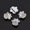 Colliers de chien laisses (260 pièces/lot) produit pour animaux de compagnie 10 MM glisser strass lettres breloques adaptées pour bricolage collier de nom d'animal de compagnie