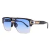 SPUKA 97123 Vintage Men Fashion Square Shad Retro Sun Glass Women Luksusowe okulary przeciwsłoneczne3210675