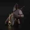 Porte-clés Lanyards Nouveau ll luxe populaire porte-clés français doggy cuir beau animal crochet et fermoir mode homme et femme sac pendentif accessoires clé