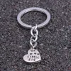 3 Pcs Heart Big Middle Little Sis Sister Key Chains Ring Fob Keyring Keychain Family Charm Women Girl Friends BFF G1019