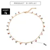 Tocona bohème coloré collier de perles pour femmes breloques gland clavicule chaîne Chockers à la main fête bijoux Collares B31203