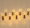 Copper Wire String Lights 2M 20LEDs Battery powered DIY cork blight Glass LED Wine Bottle Light For Xmas Party Wedding Halloween