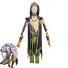 Game Genshin Impact Running Wolf Razor Cosplay Costume Anime Fancy Outfits Full Set Halloween Carnival Uniforms Custom Made Y0903