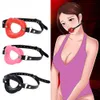 Massage Belsiang sexe esclave Silicone lèvres O anneau bouche ouverte Gag Oral fétiche Bdsm Bondage contraintes jouet érotique pour les Couples