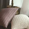 Cushion/Decorative Pillow Velvet Cushion Cover Twist Embroidered Square Case 45x45cm Sofa Home Decoration