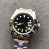 Super n Factory 904L Automatisch horloge Real Wrapped 18K Gold Never Fade Men's Cal 3186 Movement 116713ln Sapphire Ceramic Bezel319e
