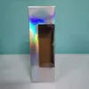 Caja holográfica de 10 Uds., compatible con vaso de acero inoxidable recto y delgado de 20oz y 30oz con tapas de plástico, cajas láser