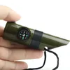 Factory Zelfhulp Whilesale Outdoor Camping Levensbesparende Whistle 7-in-1 Whistle Multifunctionele Whistle Outdoor Products