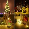 Strings LED String Lights Silver Wire Garland Light Powered Battery USB Waterproof Fairy Home Christmas Decoration Wedding Party