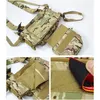 야외 스포츠 Airsoft 기어 전투 폭행 폭행 MOLLE 조끼 액세서리 MAG 파우치 잡지 가방 캐리어 전술 위장 가슴 장비 NO06-040