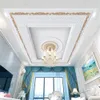 Plafond behang rollen voor muur 3D gouden gips snijwerk voor woonkamer slaapkamer muurpapieren home decor plafond wallpapers