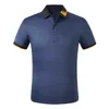 Men's Polos Classic Letter and Striped Pattern Mens Fashion Tops Polo Shirt Contrast Color Casual Short Sleeve Men Tees