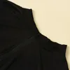 حللا للسيدات رومورز مثير النساء الأكمام الطويلة بذلة سحاب الثقوب الأمامية مع سلسلة رومبير نادي نادي الملابس