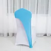Chair Covers Elastic Single Feet Universal Stretch Spandex Seat Cases For Wedding Restaurant Banquet Decoratio 235G