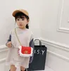 Meisjes ketting handtas mode schoudertas mini baby bags brief print kinderen portemonnee fabriek Prijs