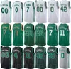 Screen Print Basketball Dennis Schroder Jerseys 17 Al Horford 42 Luke Kornet 40 Aaron Nesmith 26 Josh Richardson 0 Enes Kanter 11 Jaylen Brown 7 Tatum Man Woman Youth