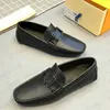 2023SS Heren Designer Loafers Schoenen Klassieke Slip-on Luxe Vintage Zakelijke Metalen knop Leer Merk Oxfords Jurk Casual Schoen voor Mannen