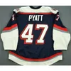 24S 희귀 Tom Pyatt Mark Lee Ryan Callahan Ryan McDonagh Hartford Wolfpack Hockey Jersey 자수 스티치 또는 사용자 정의 모든 이름 레트로 저지