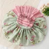 Girl's Dresses Summer Kids Girls Lolita Style Sling Floral Dress