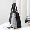 Bolsa bolsas de lona popular retalhos mulheres ombro elegante manta feminina crossbody s top-handle mão com pingente pendurado