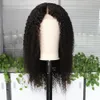 Kisshair 4x4 Closure Wig 13x4 Lace Frontal Wig Jerry Curly Brazilian Virgin Remy Human Hair Hand-tied 12-28 Inch African American Wigs Pre-Plucked