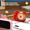 Digitale camera's 48mp Touchscreen 4K WiFi Camera Kinder speelgoed voor meisjeskinderen cadeau Kinderen educatief