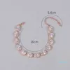 Halo Teardrop Cubic Zirconia CZ Crystal Wedding Bracelet and Earring Bridal Jewelry Set Bridesmaid Jewelry Gift
