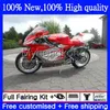 Karosserie OEM für MV Agusta Rot Grau Hot F4 R312 750S 750 1000 CC R S 1000CC 2005 2006 Karosserie 6Nr