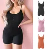 Solide Strick Sport Overalls Overall Für Frauen Sommer Sexy Overall Streetwear Ärmellose Dünne Bodycon frauen Strampler