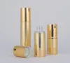 15ml 30ml 50ml Tom Refillerbar Upscale Guld Akryl Airless Vakuum Eye Cream Essence Lotion Pump Bottle Toalettartiklar Container Travel