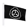 The SCP Foundation 3 x 5 Fuß große Flaggen, 100D-Polyester-Banner für den Innen- und Außenbereich, lebendige Farben, hohe Qualität, mit zwei Messingösen