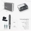 Dr.pen Ultima M8 Dispositif de micro-aiguille électrique avec cartouches 2pcs Kit de soins de la peau pour stylo Derma sans fil Micro-aiguille Machine de beauté à usage domestique