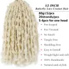 Butterfly Locs Haak Haar Synthetische Korte Distressed Faux Locs Crochet Vlechten Haarverlenging Pre Lused Pre-Twisted Vlechten