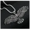 Pendant Necklaces Domineering Crow Necklace Men's Long Chain Motorcycle Party Hip Hop Fashion Women's Rock Jewelry