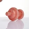 Farbige Raucherzubehör Glas Carb Cap Blase 27mm Durchmesser für Quarz Banger Nägel Wasserpfeifen Bong Dab Rig