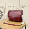 Tasarımcı çantaları niki zincir omuz çantaları vintage buzağı deri debriyaj kanat çantası lüks crossbody crossbody el çantaları kadın alışveriş kılıfları