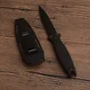 Hoge Kwaliteit KS 4007 Outdoor Survival Rechte tactische mes 8Cr13mov Double Action Black Oxide Blade ABS Handvat Vaste Bladen Messen met Kydex