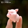 ミニカワイイかわいい豚の素敵なシミュレーション動物豚PVCモデルのアクションフィギュアデコレーションミニチュアアクションフィギュアの玩具子供の贈り物